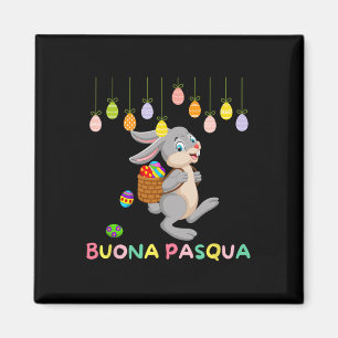 Italienischer Ostereier-Tag Frohe Ostern Italien O Magnet