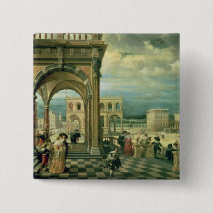 Italienischer Palast, 1623 Button