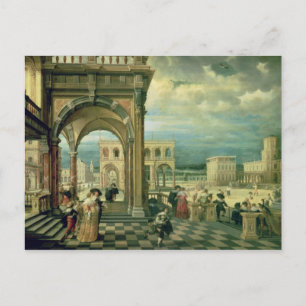 Italienischer Palast, 1623 Postkarte
