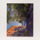 Italienischer Palazzo Pink beeindruckende Malerei Puzzle (Vertikal)