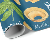 Italienischer Pasta Wrapping Papper Geschenkpapier (Rolleneckpunkt)