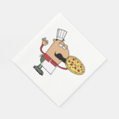 Italienischer Pizza-Koch Serviette (Ecke)
