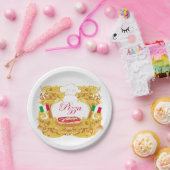 Italienischer Pizza Pappteller (Party)