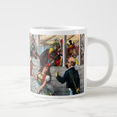 Italienischer politischer Cartoon der Circus-Künst Jumbo-Tasse (Rechts)