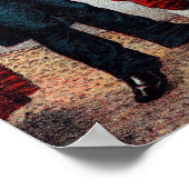 Italienischer politischer Cartoon der Circus-Künst Poster (Ecke)