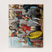 Italienischer politischer Cartoon der Circus-Künst Puzzle (Vertikal)