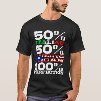 Italienischer Puerto Rico Kulturelle Sehenswürdigk T-Shirt