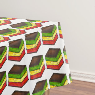 Italienischer Regenbogen Sieben Kochgebäck 7 Schic Tischdecke