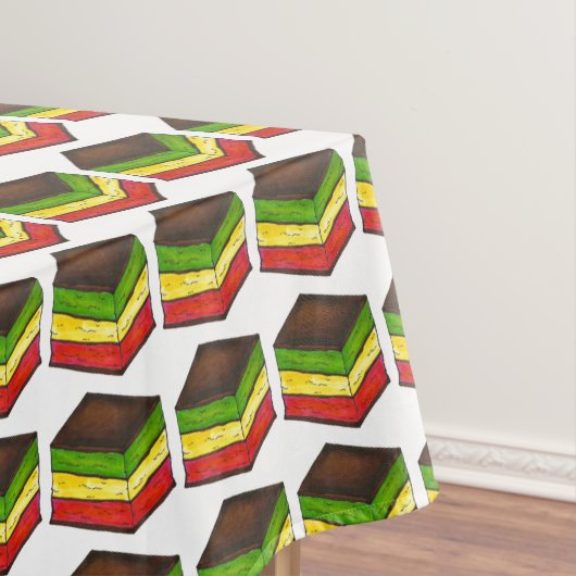 Italienischer Regenbogen Sieben Kochgebäck 7 Schic Tischdecke (Beispiel)