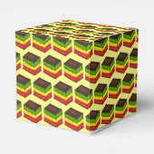 Italienischer Regenbogen Sieben Schicht Weihnachts Geschenkschachtel (Rückseite)