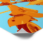 Italienischer Roller Poster (Ecke)