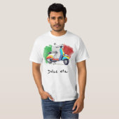 Italienischer Roller, Süßes Leben, Dolce vita T-Shirt (Vorne ganz)