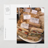 Italienischer Salami Postkarte (Vorne/Hinten)