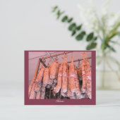Italienischer Salami Postkarte (Stehend Vorderseite)