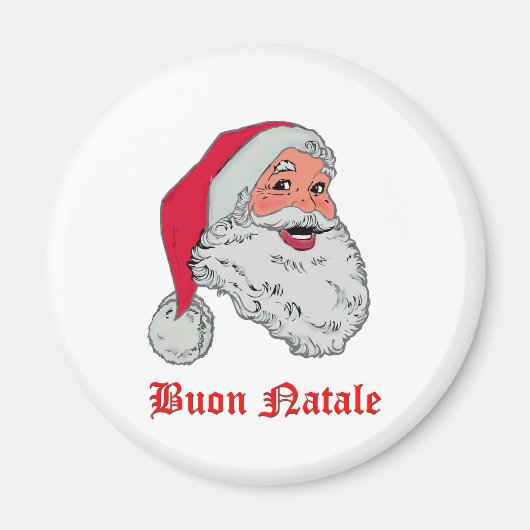 Italienischer Santa Santa Magnet (Vorne)