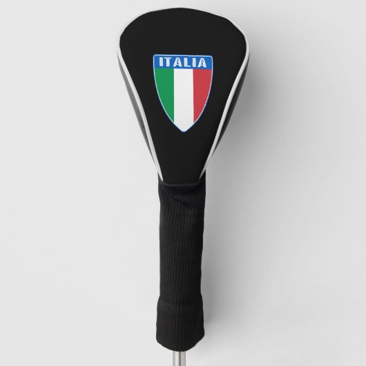Italienischer Schild Golf Headcover (Vorderseite)