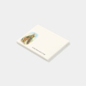 Italienischer Schutzpatron St. Roch Rocco der Post-it Klebezettel (angewinkelt)