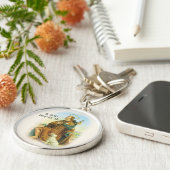 Italienischer Schutzpatron St. Roch Rocco der Schlüsselanhänger (Seite)