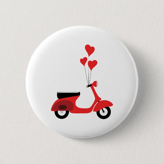 Italienischer Scooter Button (Vorderseite)