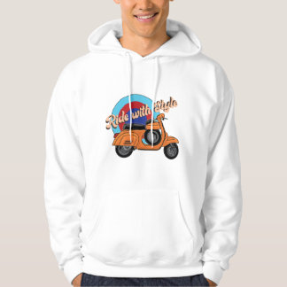 Italienischer Scooter Hoodie | Vintage Stylesfahrt