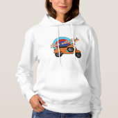 Italienischer Scooter Hoodie | Vintage Stylesfahrt (Vorderseite)
