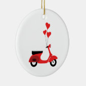 Italienischer Scooter Keramik Ornament (Rechts)