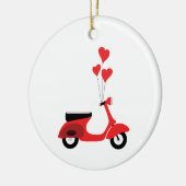 Italienischer Scooter Keramik Ornament (Links)