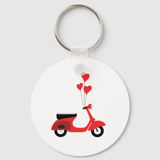 Italienischer Scooter Schlüsselanhänger (Vorderseite)