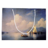 Italienischer See - Geschenktasche Große Geschenktüte (Rückseite)