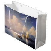 Italienischer See - Geschenktasche Große Geschenktüte (Vorderseite Schrägansicht)