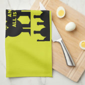 Italienischer Sekt Geschirrtuch (Viertel Falte)