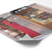 Italienischer Shop mit Bike Poster (Ecke)