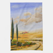 Italienischer Sommer Geschirrtuch (Vertikal)