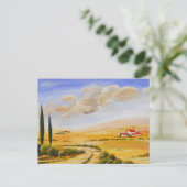 Italienischer Sommer Postkarte (Stehend Vorderseite)