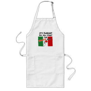 Italienischer Sonntag - Hast du schon mit der Soße Lange Schürze
