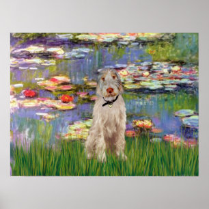 Italienischer Spinone 12 - Lilien 2 Poster