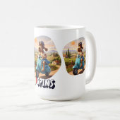 Italienischer Spinone cool Kaffeetasse (VorderseiteRechts)