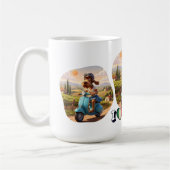 Italienischer Spinone cool Kaffeetasse (Links)