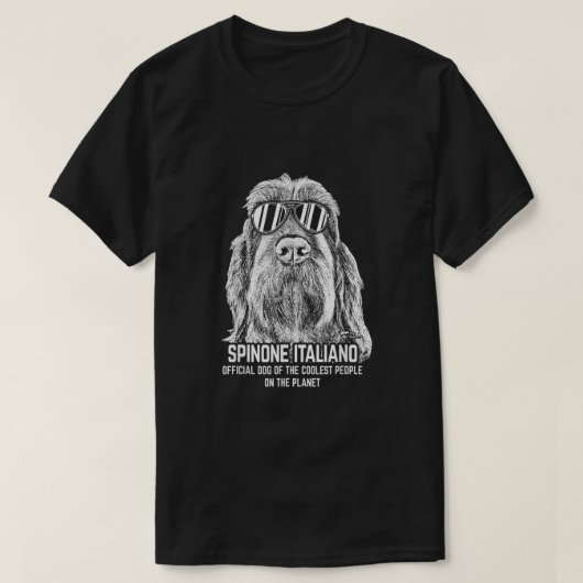 Italienischer Spinone Offizieller Hund des Coolste T-Shirt (Design vorne)
