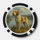 Italienischer Spinone Pokerchips (Rückseite)