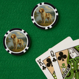 Italienischer Spinone Pokerchips