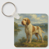 Italienischer Spinone Schlüsselanhänger (Vorderseite)