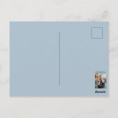 Italienischer Spinone Venedig Postkarte (Rückseite)