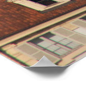 Italienischer Stadtdach-Betrachter, Architektur, G Poster (Ecke)
