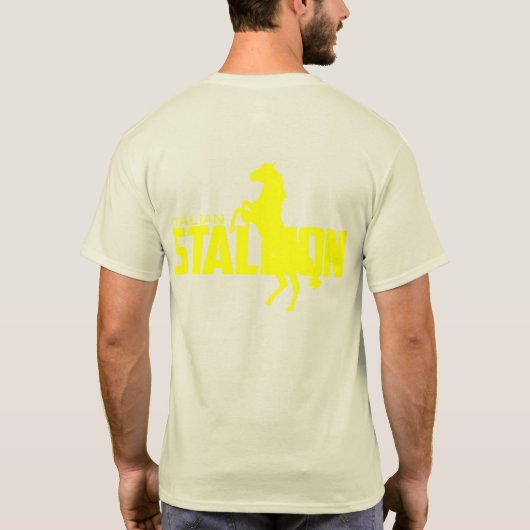 Italienischer Stallion T-Shirt (Rückseite)