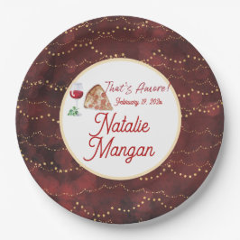 Italienischer Stil Amore Brautparty Pappteller