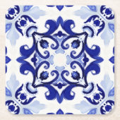 Italienischer Stil, Fliesen, Majolika All-Over Pri Rechteckiger Pappuntersetzer (Vorderseite)