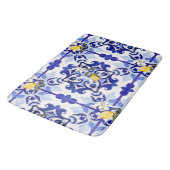 Italienischer Stil,Fliesen,Majolika,Zitrone,All-Ov Badematte (Schrägansicht)