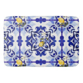 Italienischer Stil,Fliesen,Majolika,Zitrone,All-Ov Badematte (Vorderseite)