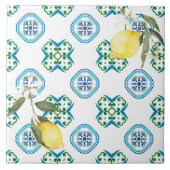 Italienischer Stil,Fliesen,Majolika,Zitrone,All-Ov Fliese (Vorderseite)